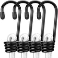 WORKPRO 24" Bungee Cords with Hooks, 4 Pack Heavy Duty Outdoor Bungee Strap by WORKPRO