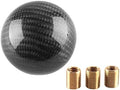 Round Ball Shift Knob 5 6 Speed Carbon Fiber Gear Shifter Knob by YIUIY