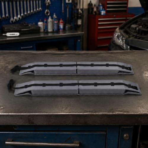 2 Pieces Vehicle Roof Rack Pads Crossbar Foam Guards - Image 3