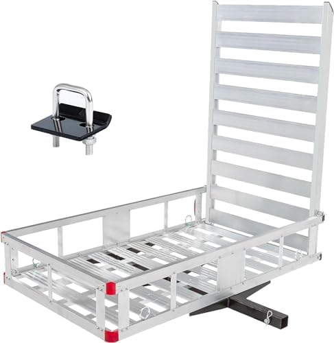 MaxxHaul 80779 Aluminum Hitch Mount Wheelchair/Mobility Carrier – 50" x 29.5" by MaxxHaul