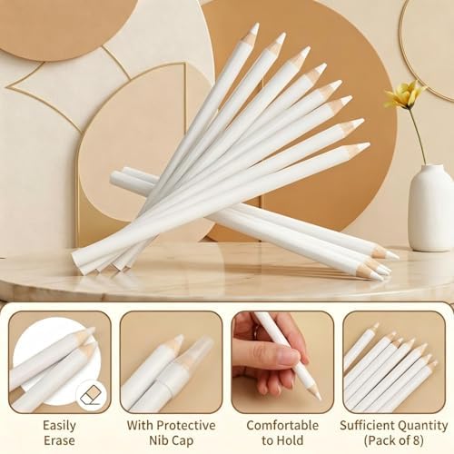 Fabric Marking Pencils 8PCS 17.5cm - Image 4