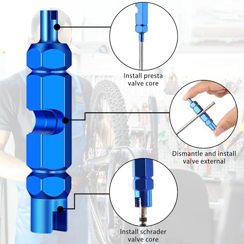 23 Pieces Presta Valve Core, Bike Valve Core Removal Tool - Image 3