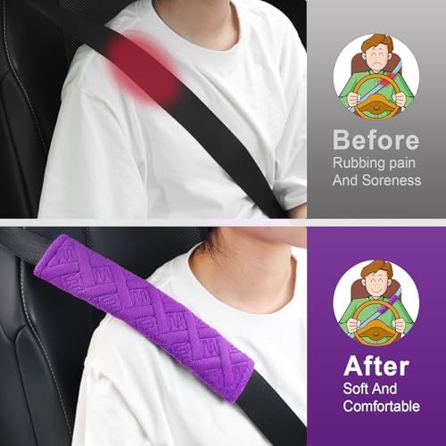 JUSTTOP 2-Pack Universal Car Seat Belt Pads Cover - Image 6