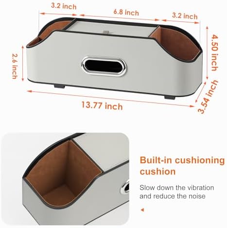 Car Seat Back Cup Holder, 4-in-1 Multifunctional Backseat Organizer - Image 5