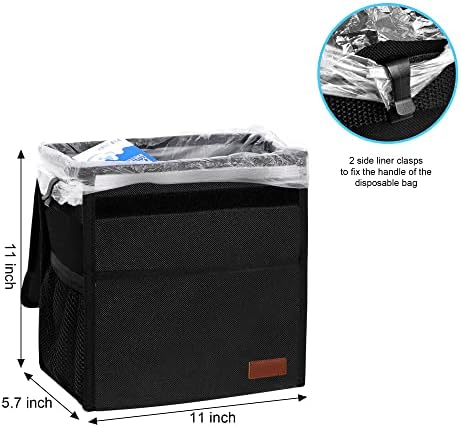 Leak Proof Car Trash Bag Waterproof Garbage Can - Image 2