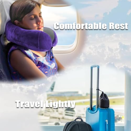 Travel Pillow, Memory Foam Neck Pillow - Image 7