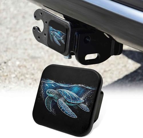 Funny Sea Turtle Tow Hitch Covers Heavy Duty Rubber Trailer Hitch Cover 2" by Unknown