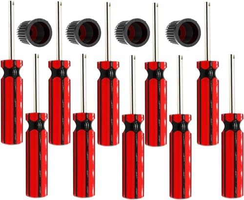 10 Pcs 6523339 Valve Core Removal Tool w/4 Tire Valve dust Cap Automotive Car by UpAmcarker