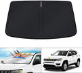 KUST Windshield Sun Shade for 2017-2024 2025 Jeep Compass Accessories Window by KUST