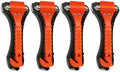 BFXM Car Window Breaker Hammer and Seat Belt Cutter 2-in-1, 4 Packs by BFXM