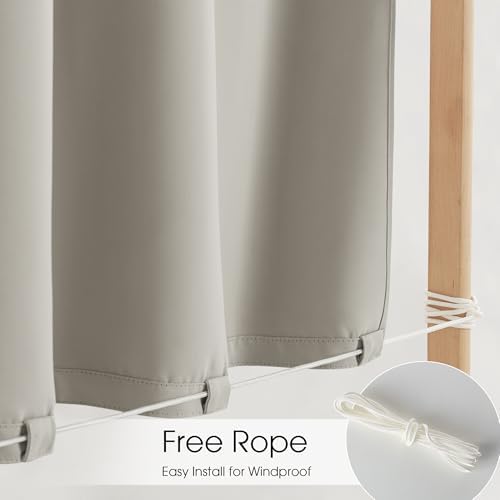 NICETOWN Rod-Free Outdoor Curtains - Image 2