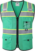 JKSafety Safety Vest for Men Women Hi Vis Relfective Vest by JKSafety