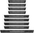 9 PCS Car Door Sill Protector, Waterproof Carbon Fiber Style Car Door Entry by Unknown