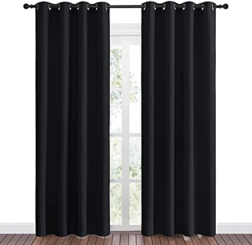 NICETOWN Black Blackout Curtains - Image 2