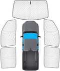 KMF 5pcs Thicken Sun Shades for Nissan Frontier 2022-2025 2026 Accessories by KMF