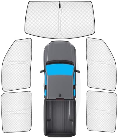 KMF 5pcs Thicken Sun Shades for Nissan Frontier 2022-2025 2026 Accessories by KMF