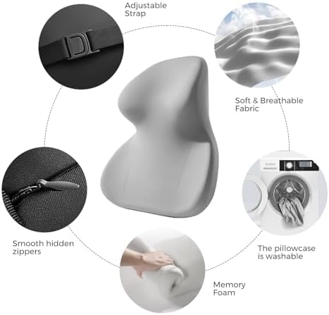 BEBAS Car Headrest Pillow, Ergonomic Neck Pillow - Image 3