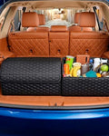 Owleys Trunk Organizer for SUV, PU Leather, 40L + 50L, Set 2pc by OwleysCarAccessories