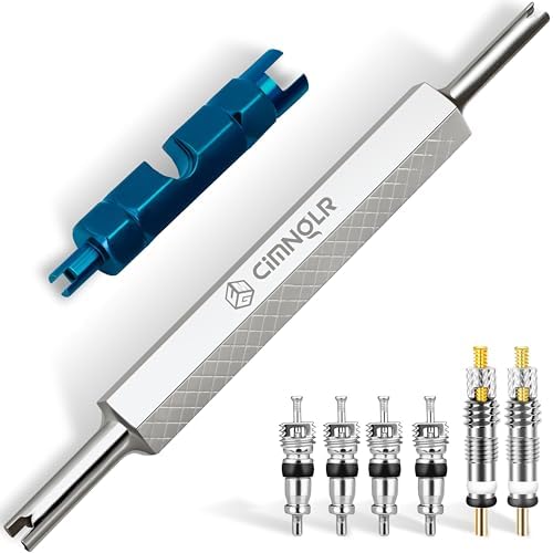 Tire Valve Core & Stem Removal Tool, Schrader Remover by CIMNGLR