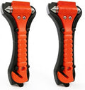 BFXM Car Window Breaker Hammer and Seat Belt Cutter 2-in-1, 2 Packs by BFXM