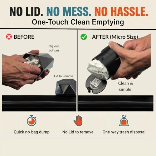 Trash Trapper Car Trash Can Cup Holder | Extra Small Car Trash Can - Image 4