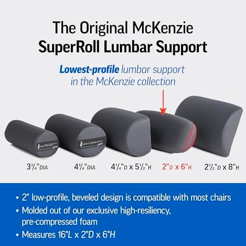 OPTP The Original McKenzie SuperRoll – Low Profile Lumbar Pillow - Image 5