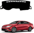 Dashboard Mat Cover for KIA Forte 2019-2024 Nonslip Center Console Sunshield by BOLTRY