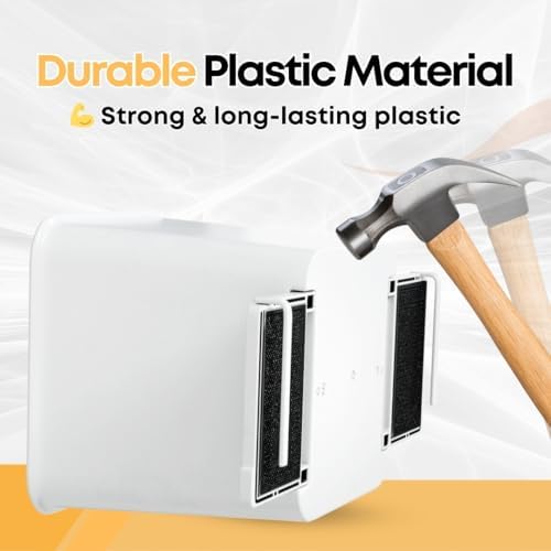 Car Trash Can for Vehicles Leakproof Compact Garbage Bin w/ Stability Flap - Image 7