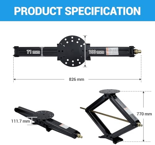 Garvee 4PCS 30" 7500lb Car Scissor Jack - Image 6