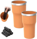 Car Trash Can Cup Holder Mini 2 Pack by Unknown
