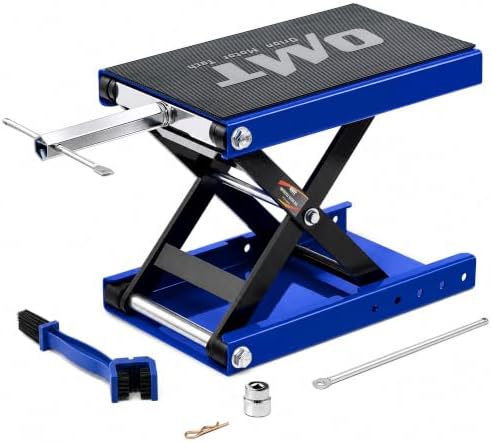 OMT 1100lb Motorcycle Scissor Lift Jack Wide Deck Motorbike Hoist Stand by OrionMotorTech