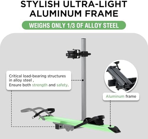 Young 100LBS. Capacity Aluminum 1-Ebike Rack - Image 4