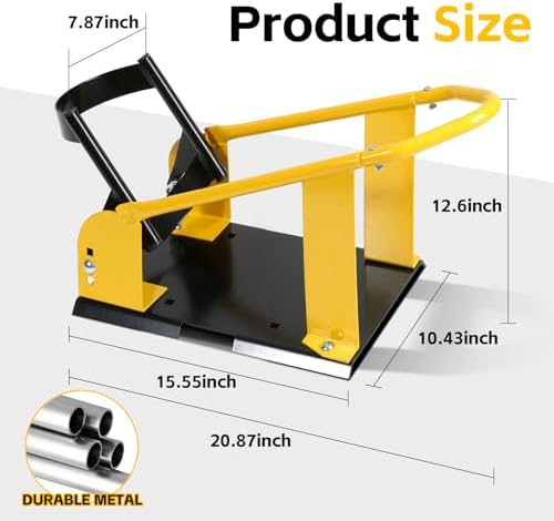 MaxxHaul Adjustable Motorcycle Wheel Chock Stand - Image 2