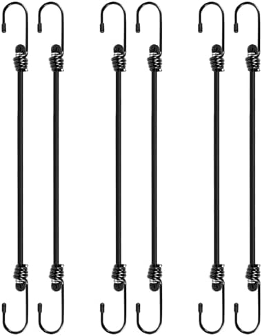 Bungee Cords with Hooks 6 Pack Bungee Cord Includes 36 inches by QGEIBBungeecordswithhooks