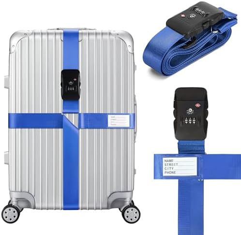 TSA Approved Luggage Straps by Linpr