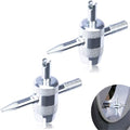 2 PCS 4-Way Tire Valve Stem Removal Tool, 4-in-1 Valve Core Removal Tool by ecocstm
