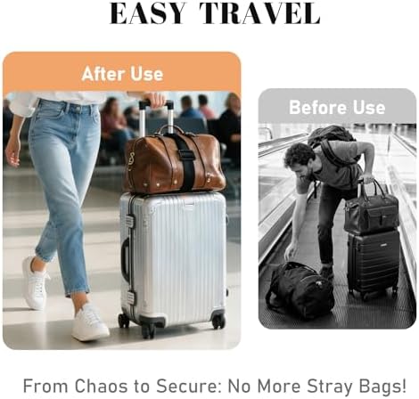 3 Pack Multi Use Strong Adjustable Luggage Connector Straps - Image 5