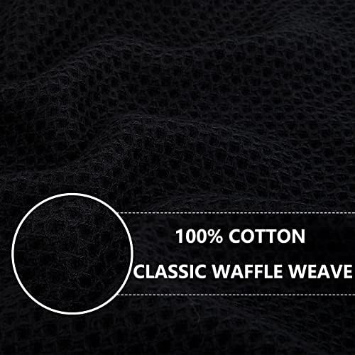Homaxy 100% Cotton Waffle Weave Kitchen Dish Towels 6-Pack - Image 2