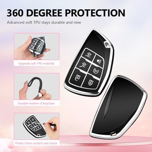for Chevy Key Fob Cover, 6 Button TPU Protection Case - Image 4