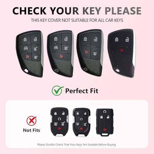 for Chevy Key Fob Cover PU Leather - Image 2