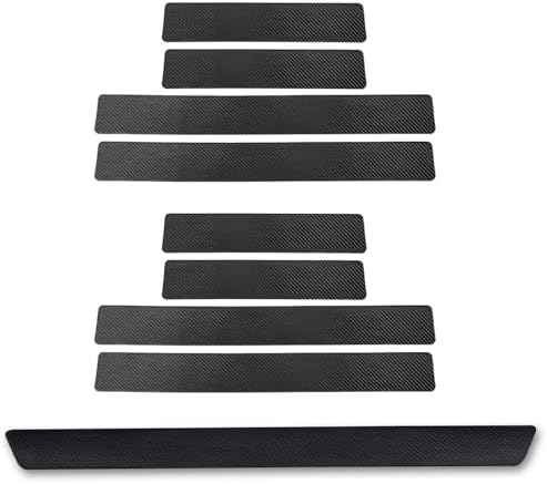 Door Sill Plate Protectors for Car by GZRUICA