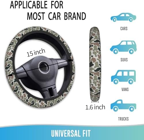 Steering Wheel Cover 15 Inch Breathable Anti Slip - Image 4