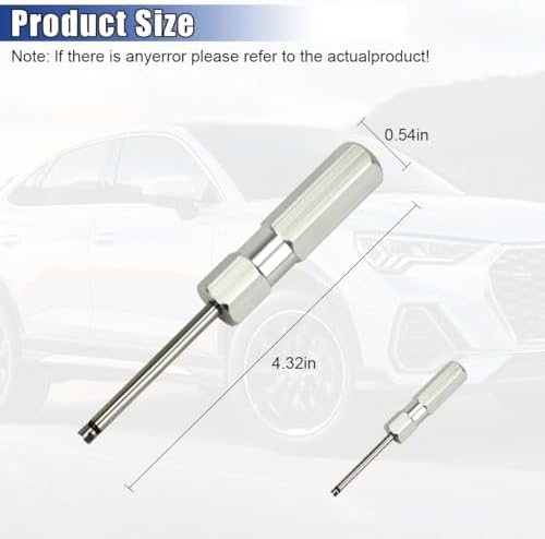 Valve Core Removal Tool, 4.3" Heavy Duty No Scratch Long Tire Valve Stem - Image 2