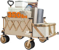 Whitsunday Collapsible Folding Wagon Heavy Duty Utility Beach Wagons by WHITSUNDAY