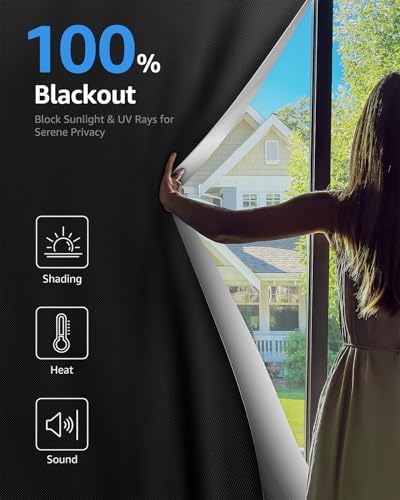 Sumobaby Blackout Curtains for Bedroom Portable 32"x48" Blackout Shades - Image 2
