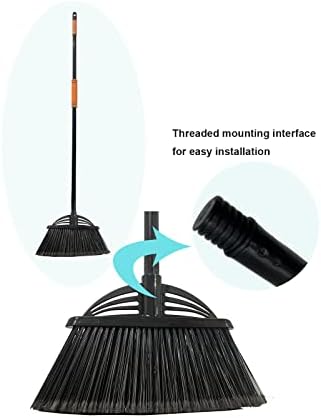 Four-Section Rod Long-Handled Broom, Heavy-Duty Broom, Angle Broom - Image 4