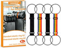 Adjustable Luggage Connector Straps, 4 Pack Luggage Straps by HOIGRBOMUS
