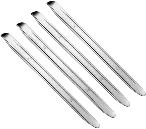 Zonon 4 Pcs 12 Inch Tire Spoons Iron Heavy Duty Tire Changing Tool Levers Bar by Zonon