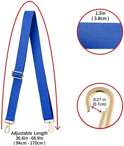 ZOOEASS Wide Shoulder Strap, Adjustable Replacement Belt Crossbody Canvas Bag - Image 3