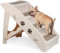 Dog Stairs for High Beds, Foldable Pet Steps Ramp by Saicool